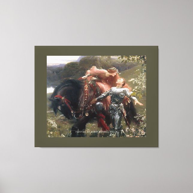 Horse And Lovers - Wrapped Canvas Print (Front)