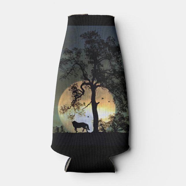 Horse and Moon Cozy Cup Can Cooler (Front)