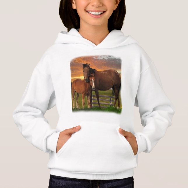 Horse and pony hoodie (Front)