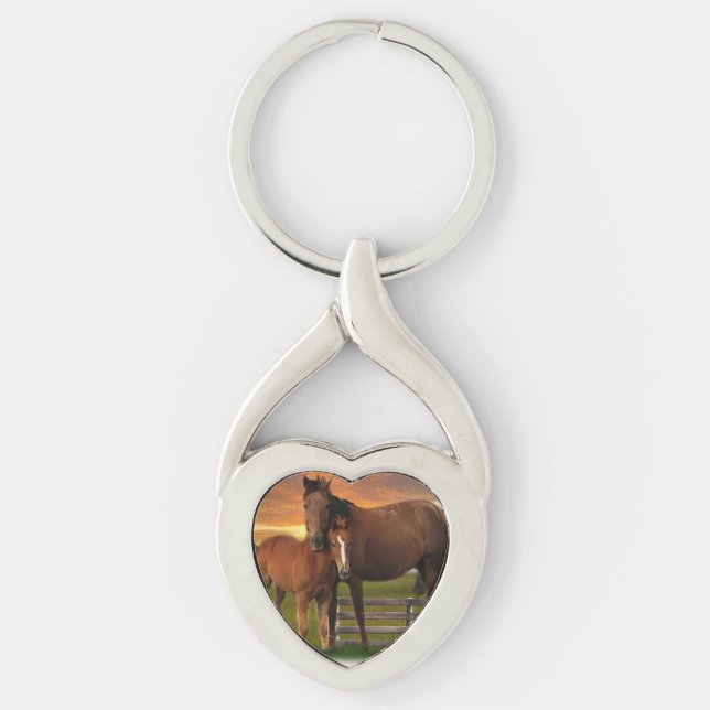 Horse and pony keychain (Front)