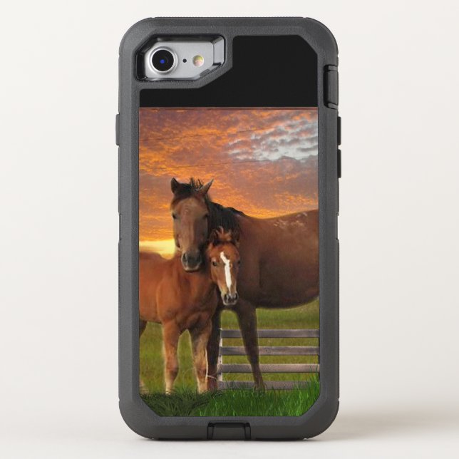 Horse and pony otterbox iPhone case (Back)