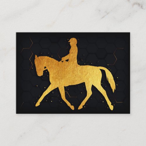 Horse And Rider Business Card