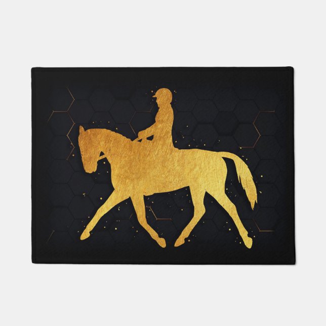 Horse And Rider Doormat (Front)