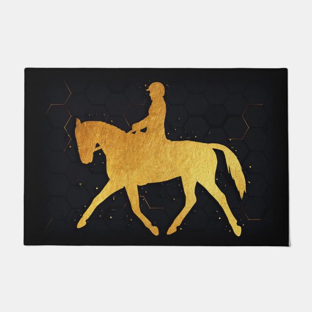 Horse And Rider Doormat (Front)