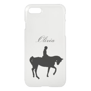 Horse and rider silhouette iPhone SE/8/7 case