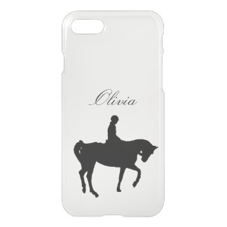 Horse and rider silhouette iPhone SE/8/7 case