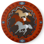 Horse and Shield-Button Button
