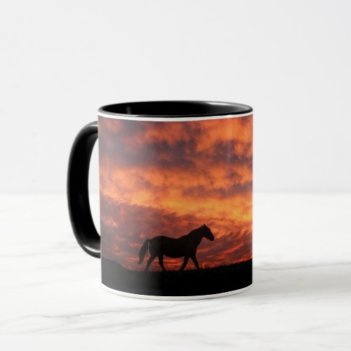 Horse and Sunrise Mug