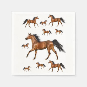 Horse Animal Nature Paper Napkins