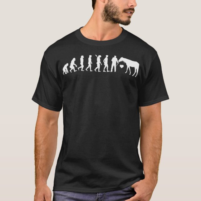 Horse animals humor  T-Shirt (Front)