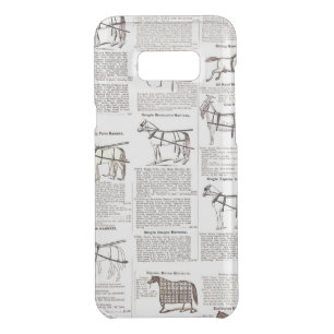 Horse Antique Advertising Newspaper Art Uncommon Samsung Galaxy S8+ Case