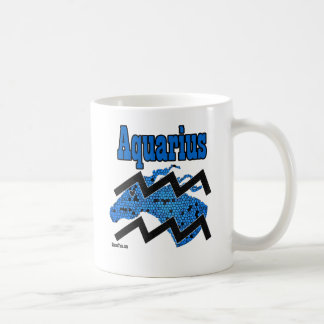 Horse Aquarius Zodiac Coffee Mug - Blue