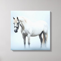 Horse art canvas: top-quality Giclee