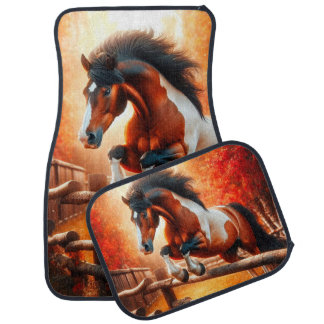 Horse Art Car Floor Mat
