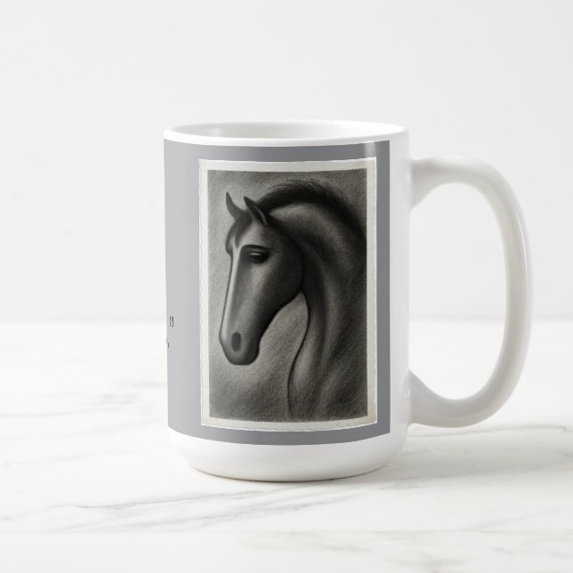 HORSE ART! COFFEE MUG (Right)