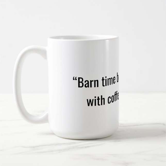 HORSE ART! COFFEE MUG (Left)