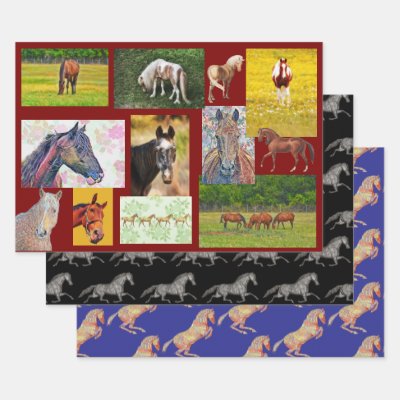 Horse Art Horse Lover Wrapping Craft Paper