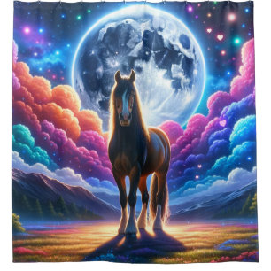 Horse Art Shower Curtain