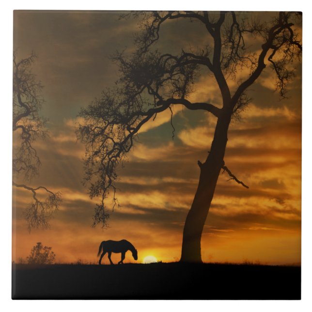 Horse Art Tile (Front)