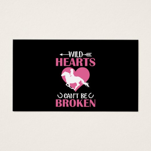 Horse Art Wild Hearts Can't Be Broken (Front)