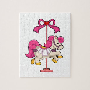 Horse as Carousel horse.PNG Jigsaw Puzzle