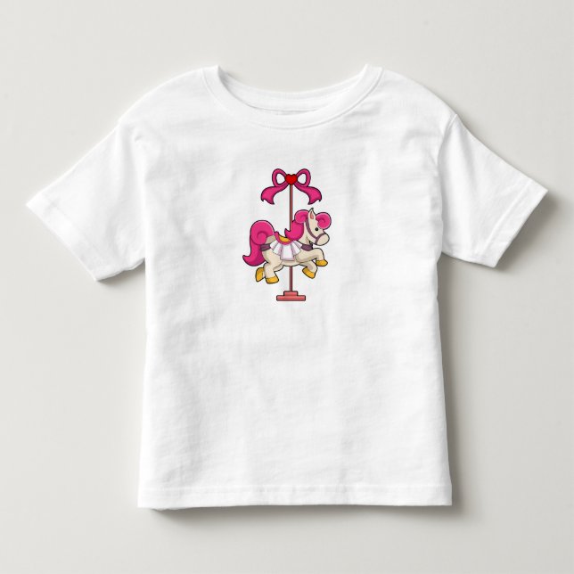 Horse as Carousel horse.PNG Toddler T-shirt (Front)
