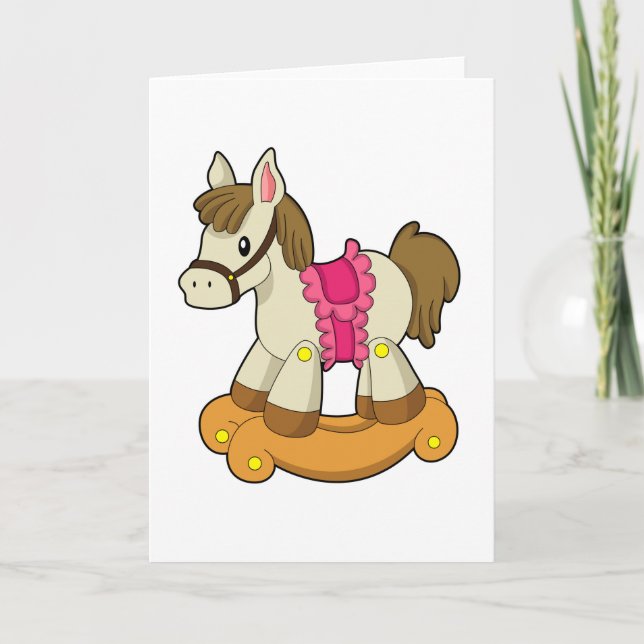 Horse as Rocking horse.PNG Card (Front)