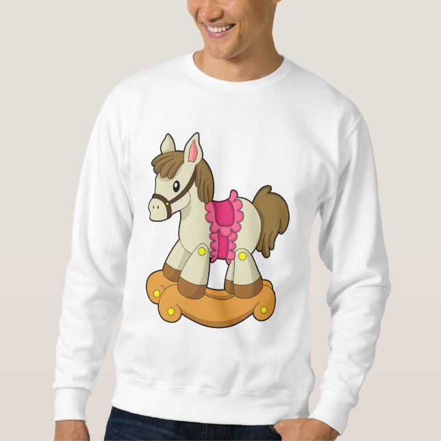 Horse as Rocking horse.PNG Sweatshirt (Front)