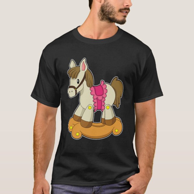 Horse as Rocking horse.PNG T-Shirt (Front)