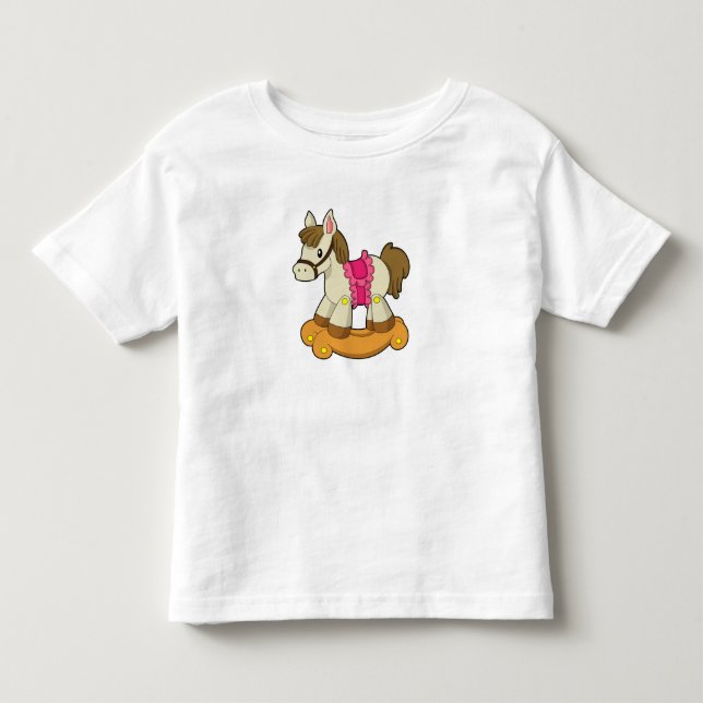 Horse as Rocking horse.PNG Toddler T-shirt (Front)