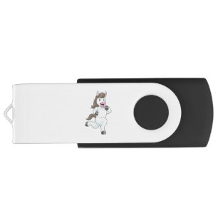 Horse as Runner at Running Flash Drive