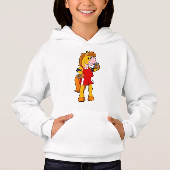 Horse as Runner Hoodie (Front)