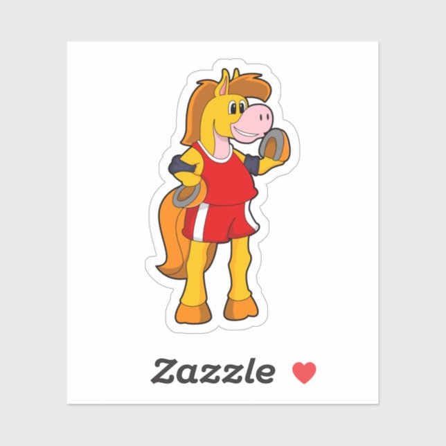 Horse as Runner Sticker (Sheet)