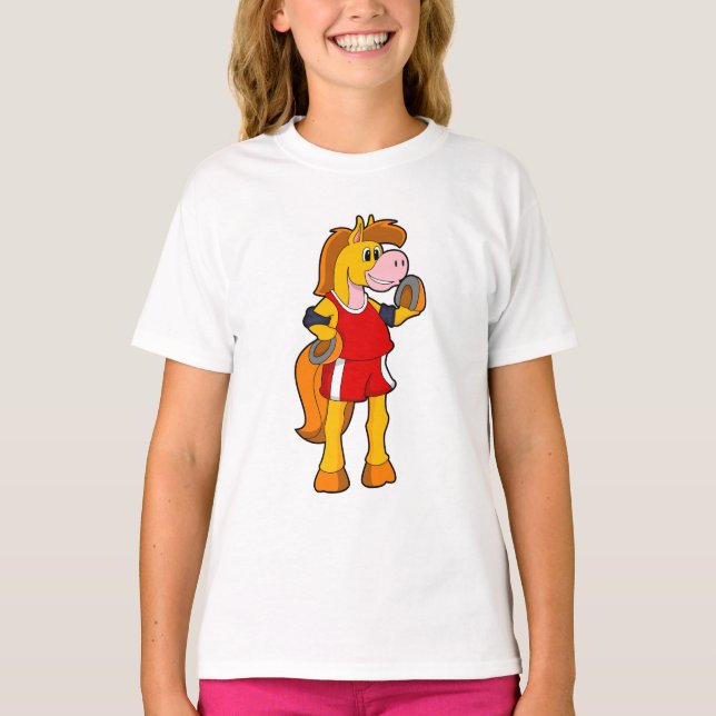 Horse as Runner T-Shirt (Front)