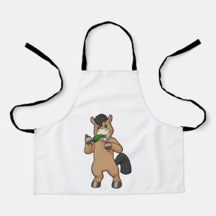 Horse at Eating Vegan Apron