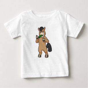 Horse at Eating Vegan Baby T-Shirt