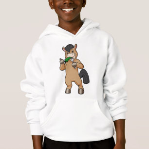 Horse at Eating Vegan Hoodie