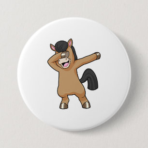 Horse at Hip Hop Dance Dab Button