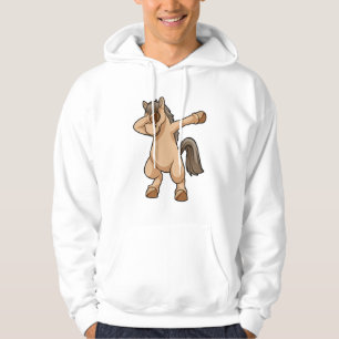 Horse at Hip Hop Dance Dab Hoodie