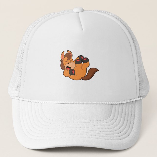 Horse at Laughing Trucker Hat (Front)