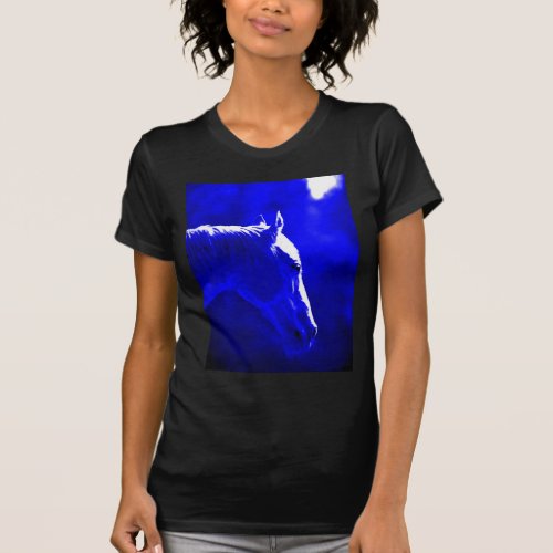 Horse At Night _ Horse In Moonlight T_Shirt