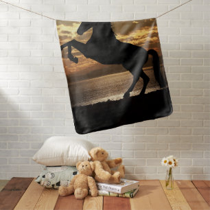 horse baby blanket