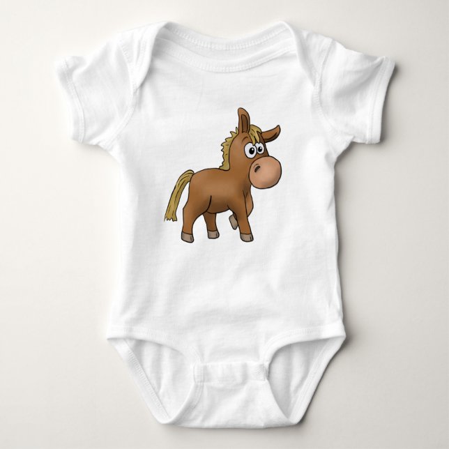 horse baby bodysuit (Front)