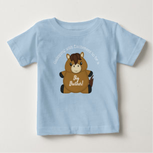Horse Baby Shower Blue Boy T-Shirt