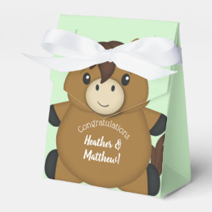 Horse Baby Shower Favor Boxes
