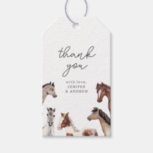 Horse Baby Shower Thank You Gift Tags
