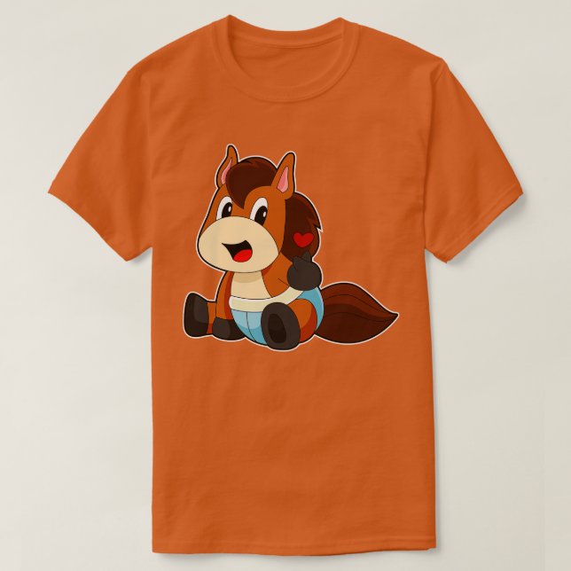 Horse Baby T-Shirt (Design Front)