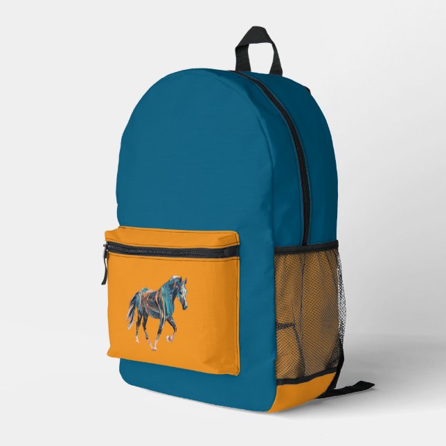 Horse Backpack Bag (Back Corner Right)