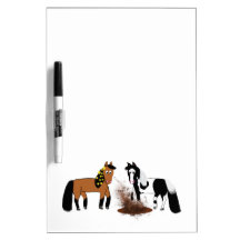 Horse barn dry erase board