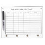 Horse Barn Feed Chart Care Chart Dry Erase Board With Keychain Holder